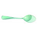 Mini cuchara verde transparente 95 - 100Uds