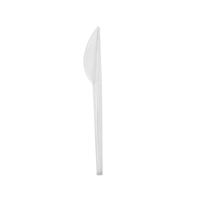 Cuchillo PS Transparente. 175mm - 100Uds