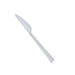 Cuchillo transparente en PS LUX 175mm - 50Uds