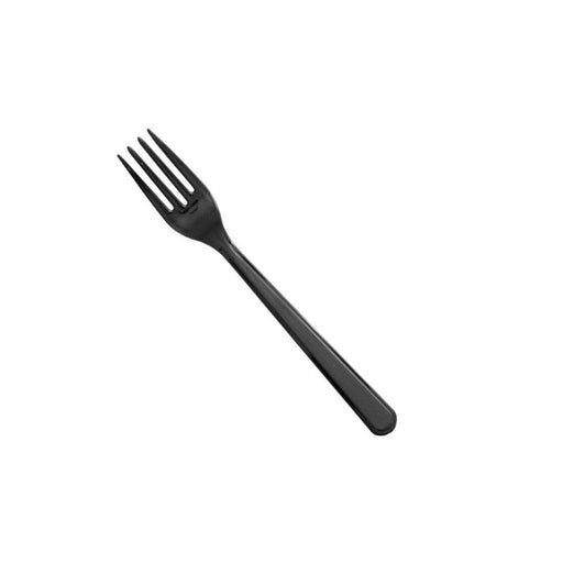 Tenedor negro Lux 180mm - 100Uds