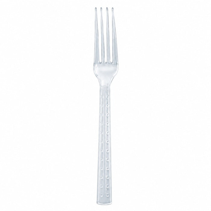 Tenedor lujo transparente First class 192mm - 100Uds