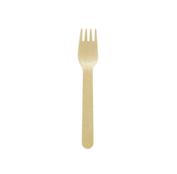 Tenedor de madera A158mm - 100Uds