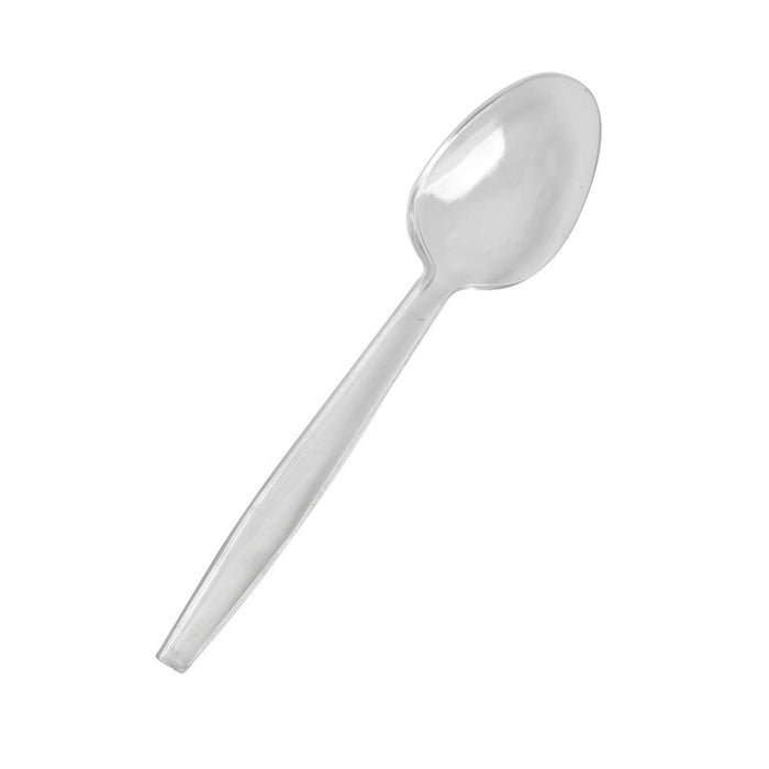 Cuchara PS transparente. 125mm - 50Uds