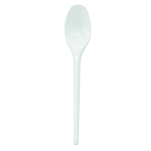 Cuchara postre PS blanca 125mm - 100Uds