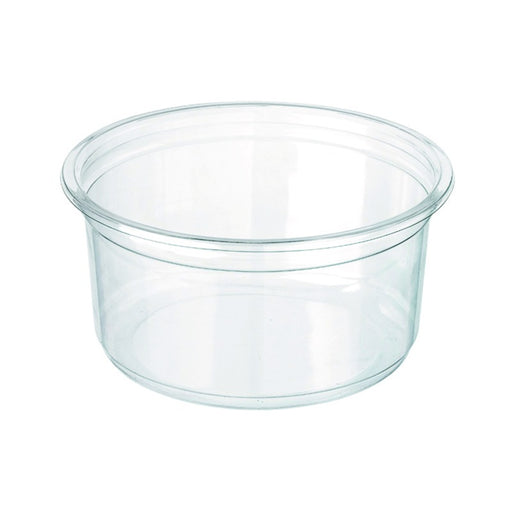 Tarrina Deli PET redonda transparente con tapa 450ml Ø117mm A80mm - 25Uds