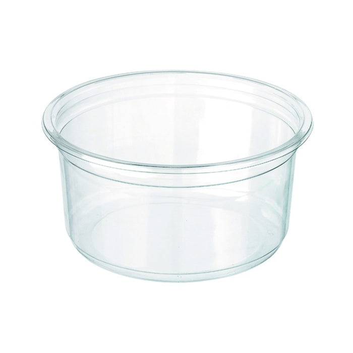 Tarrina Deli PET redonda transparente con tapa 450ml Ø117mm A80mm - 25Uds
