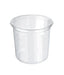 Tarrina Deli PET redonda transparente con tapa plana 960ml Ø117mm A141mm - 25Uds
