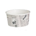 Tarrinas Deli redonda de cartón diseño News 600ml Ø114mm A87mm - 50Uds