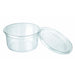 Envase Deli PLA redondo transparente 450ml Ø121mm A73mm - 50Uds
