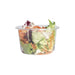 Envase Deli PLA redondo transparente 600ml Ø143mm A55mm - 50Uds