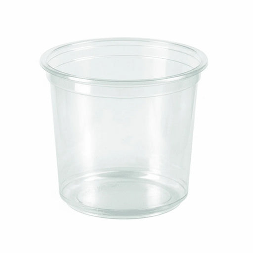 Envase Deli PLA redondo transparente 700ml Ø121mm A112mm - 50Uds