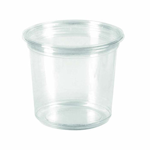 Envase Deli PLA redondo transparente 750ml Ø143mm A69mm - 50Uds