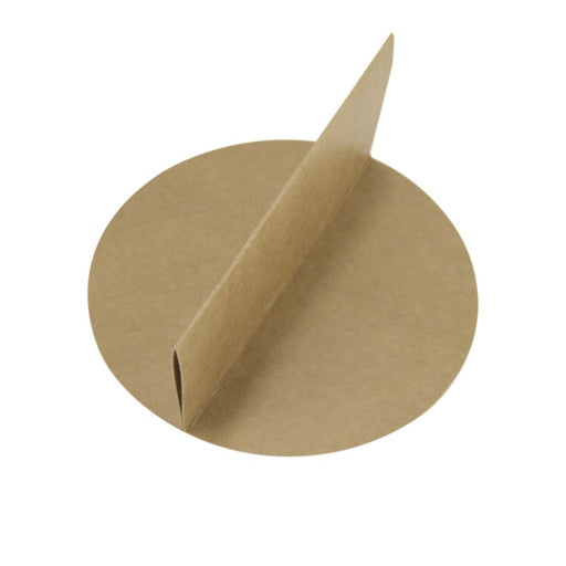 Divisor de 2 partes en cartón marrón 130mm A61mm - 360Uds