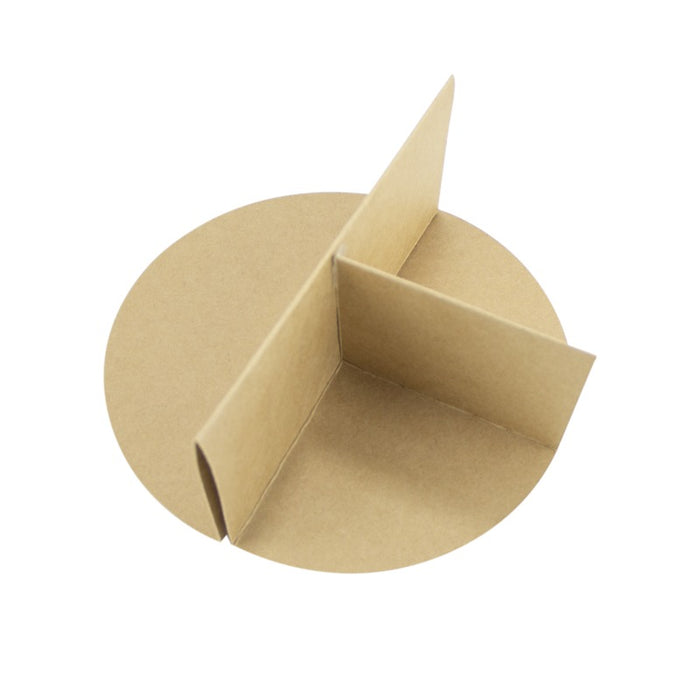 Divisor de 3 partes en cartón marrón 162mm A69mm - 360Uds