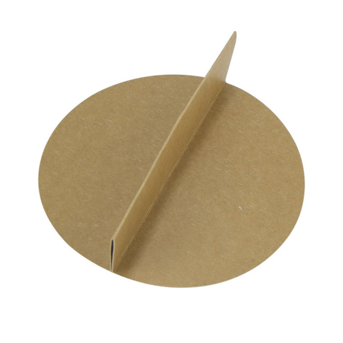 Divisor de 2 partes en cartón marrón 130mm A45mm - 360Uds