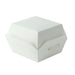 Mini caja de cartón blanco para hamburguesa 70x70mm A50mm - 50Uds