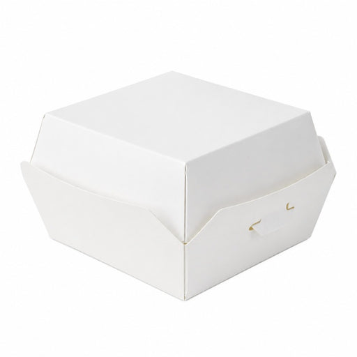 Mini cajita de cartón para hamburguesas 98x95mm A50mm - 25Uds