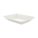 Plato hondo cuadrado de pulpa blanco BioNchic 450ml 170x130mm A28mm - 50Uds