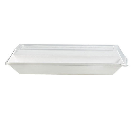 Tapa cúpula rectangular blanca PET para 210ECOD2614 262x132mm A33mm - 50Uds