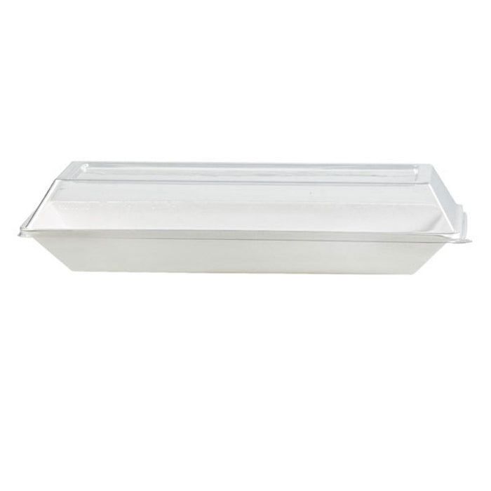 Tapa cúpula rectangular blanca PET para 210ECOD2614 262x132mm A33mm - 50Uds