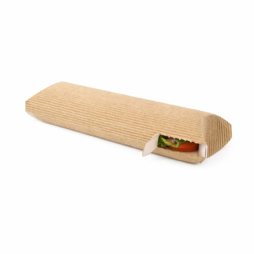 Caja de cartón ondulado para bocadillos 240x100mm A58mm - 450Uds