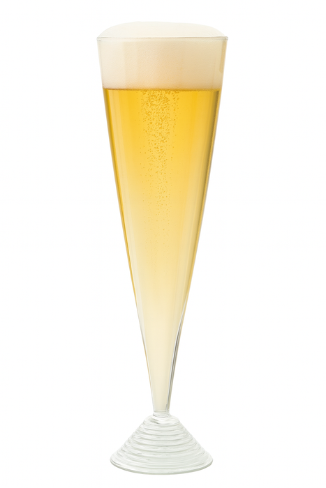 Copa de champán reutilizable Modelo Soucoupe 130ml A180mm - 6Uds