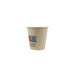 Vaso de cartón de fibra de bambú blanco con laminación PE 90ml A60mm - 50Uds