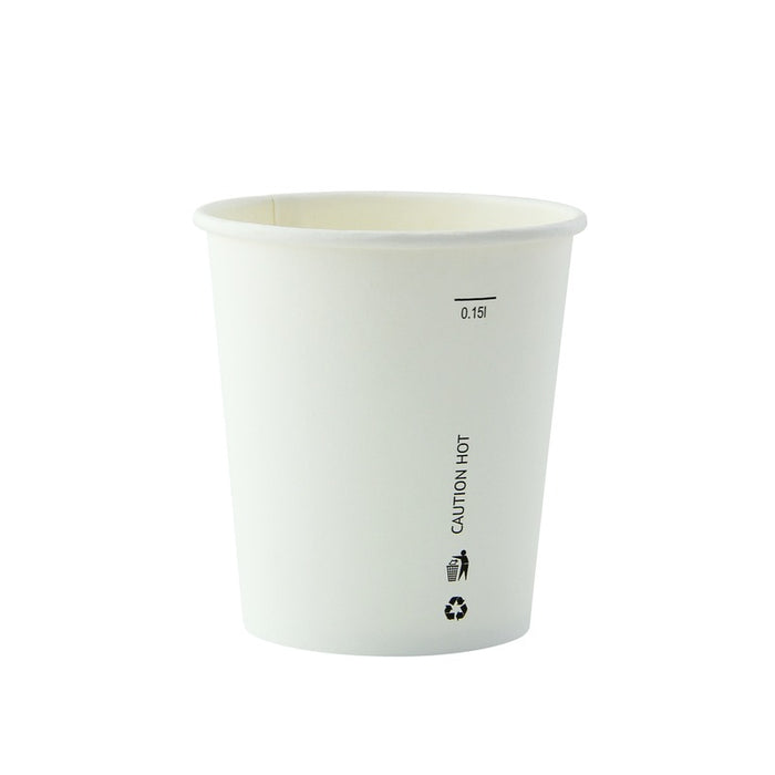 Vaso AirCup de cartón blanco 180ml A79mm - 50Uds