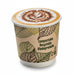 Vaso de cartón kraft con decoración de hojas de doble pared con laminado PLA 120ml A60mm - 50Uds