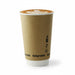 Vaso de cartón con doble capa kraft. 470ml A136mm - 25Uds