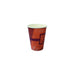 Vaso de cartón marrón decoración Pasión 350ml A111mm - 50Uds