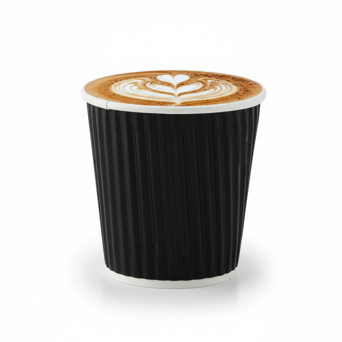 Vaso de cartón de doble pared ondulado 120ml A62mm - 50Uds