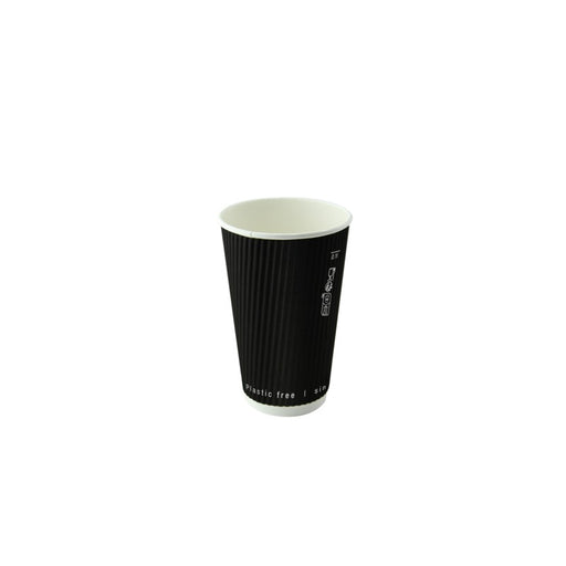 Vaso de cartón de doble pared ondulado 120ml A62mm - 50Uds