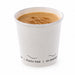 Vaso de cartón blanco Eden sin plástico, Base agua 90ml A60mm - 50Uds