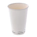 Vaso de cartón blanco Eden sin plástico, Base agua 200ml A91mm - 50Uds