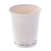 Vaso de cartón blanco Eden sin plástico, Base agua 230ml A92mm - 50Uds