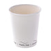 Vaso de cartón blanco Eden sin plástico, Base agua 230ml A92mm - 50Uds