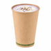 Vaso Zen de cartón kraft sin plástico, base agua 200ml A91mm - 50Uds