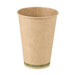Vaso Zen de cartón kraft sin plástico, base agua 200ml A91mm - 50Uds