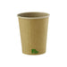 Vaso Zen de cartón kraft 295ml A95mm - 50Uds