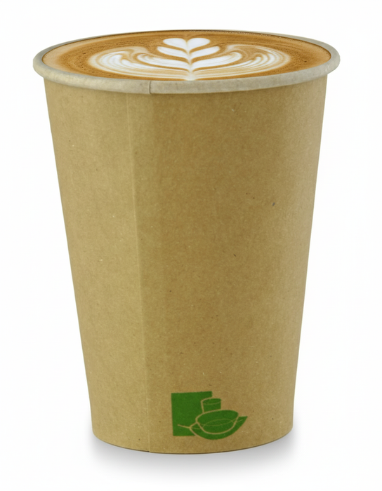 Vaso Zen de cartón kraft 340ml A110mm - 50Uds