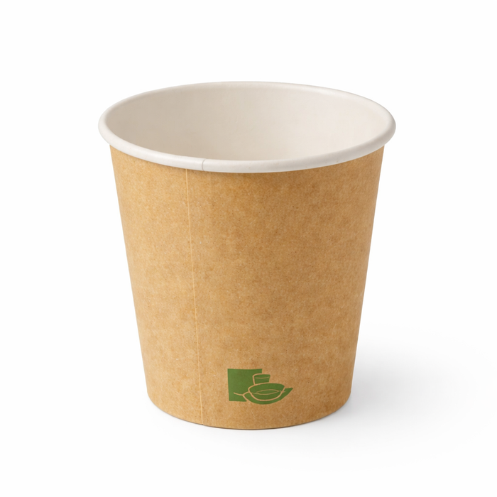 Vaso Zen de cartón kraft 120ml A62mm - 50Uds