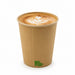 Vaso Zen de cartón kraft 230ml A92mm - 50Uds
