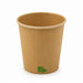 Vaso Zen de cartón kraft 230ml A92mm - 50Uds