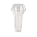 Combo vaso + tapa alta PET con agujero 450ml A127mm - 25Uds