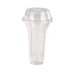 Combo vaso + tapa alta PET con agujero 450ml A127mm - 25Uds