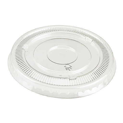 Tapa plana transparente PET para 210POB60 Ø72mm - 100Uds