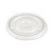 Tapa plana transparente PET para 210GKFIRST99 Ø78mm - 100Uds