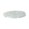Tapa plana transparente PET para 210GKSM9 Ø95mm - 100Uds