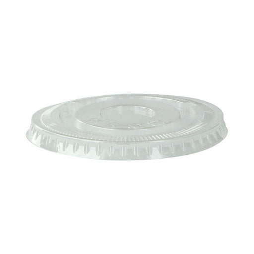 Tapa plana transparente PET para 210GKSM9 Ø95mm - 100Uds